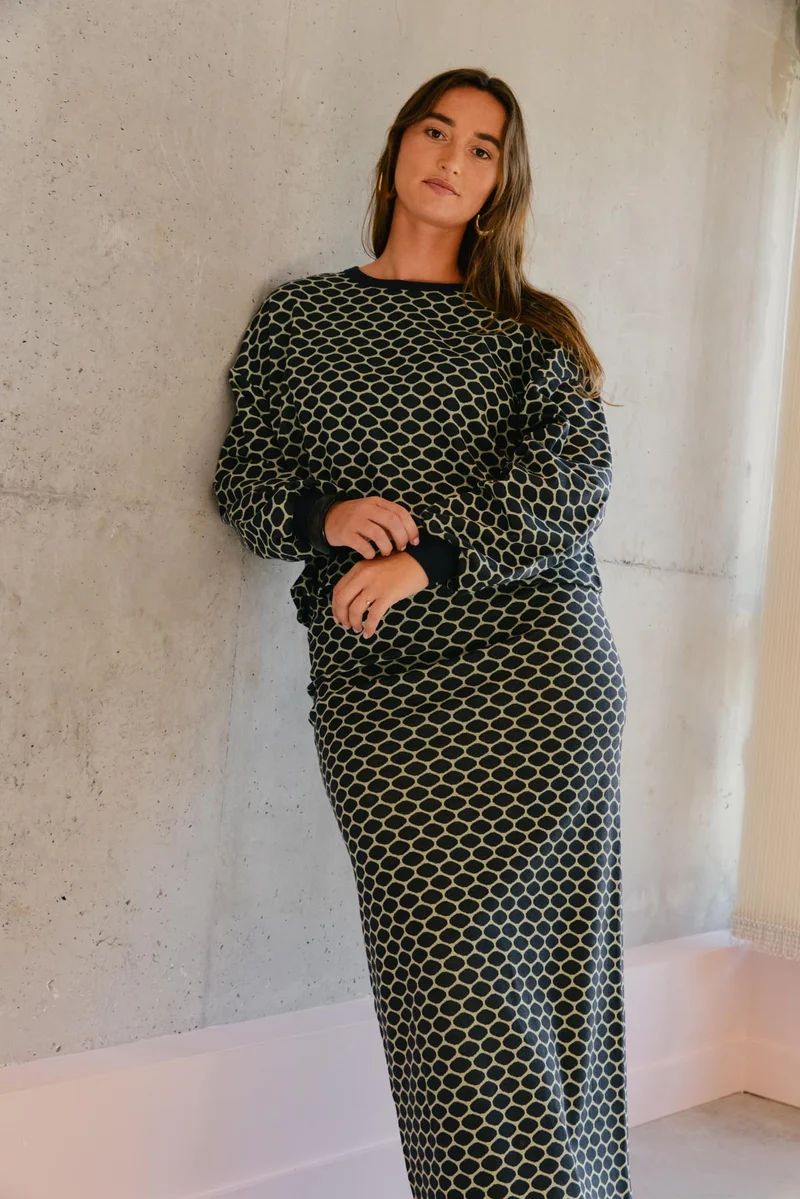 Sweat en maille 100% COTON BIO - Bee