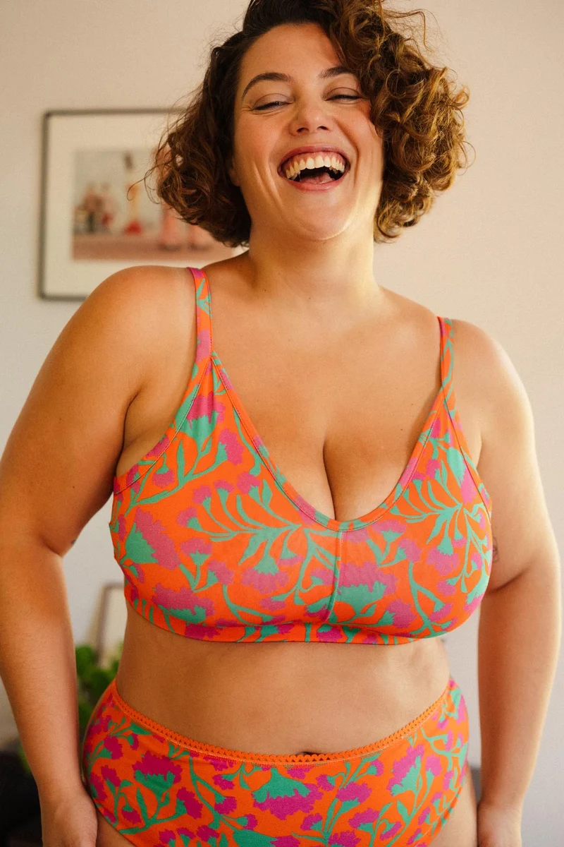 Brassière Coton BIO - Néroli Fuchsia