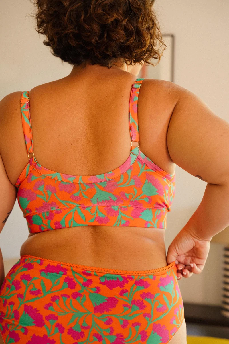 Brassière Coton BIO - Néroli Fuchsia