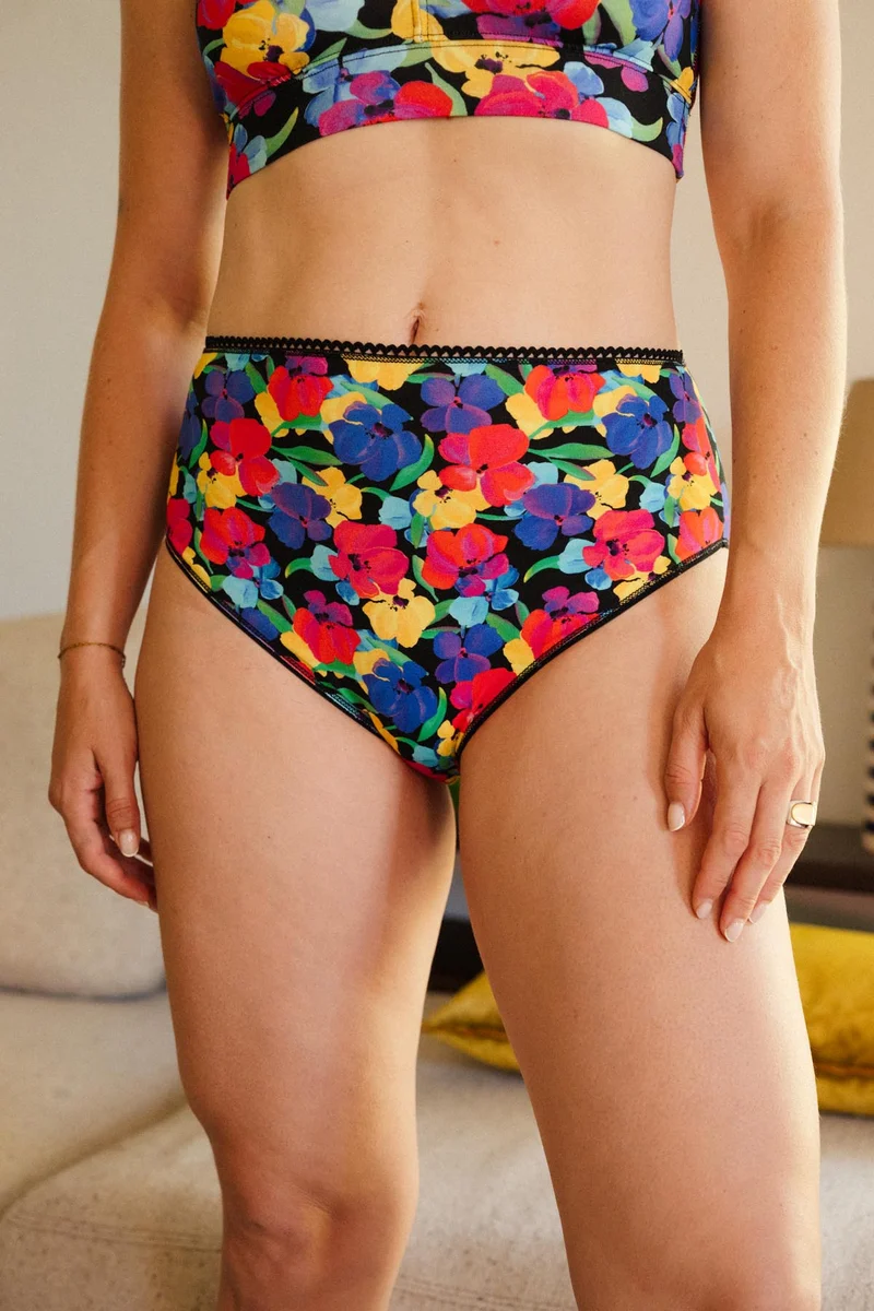 Culotte Taille Haute Coton BIO - Fleur d'Atlas