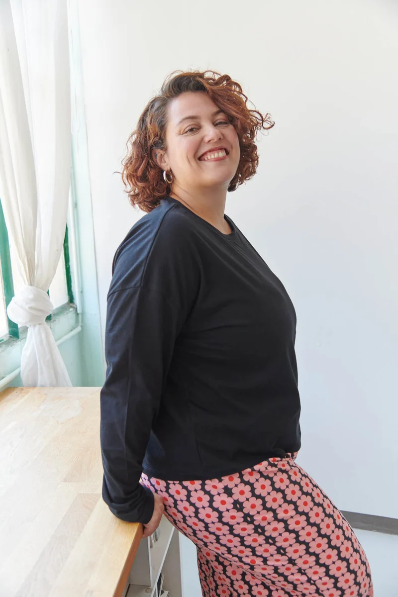 Pyjama Manches Longues Coton BIO - Monique Noir