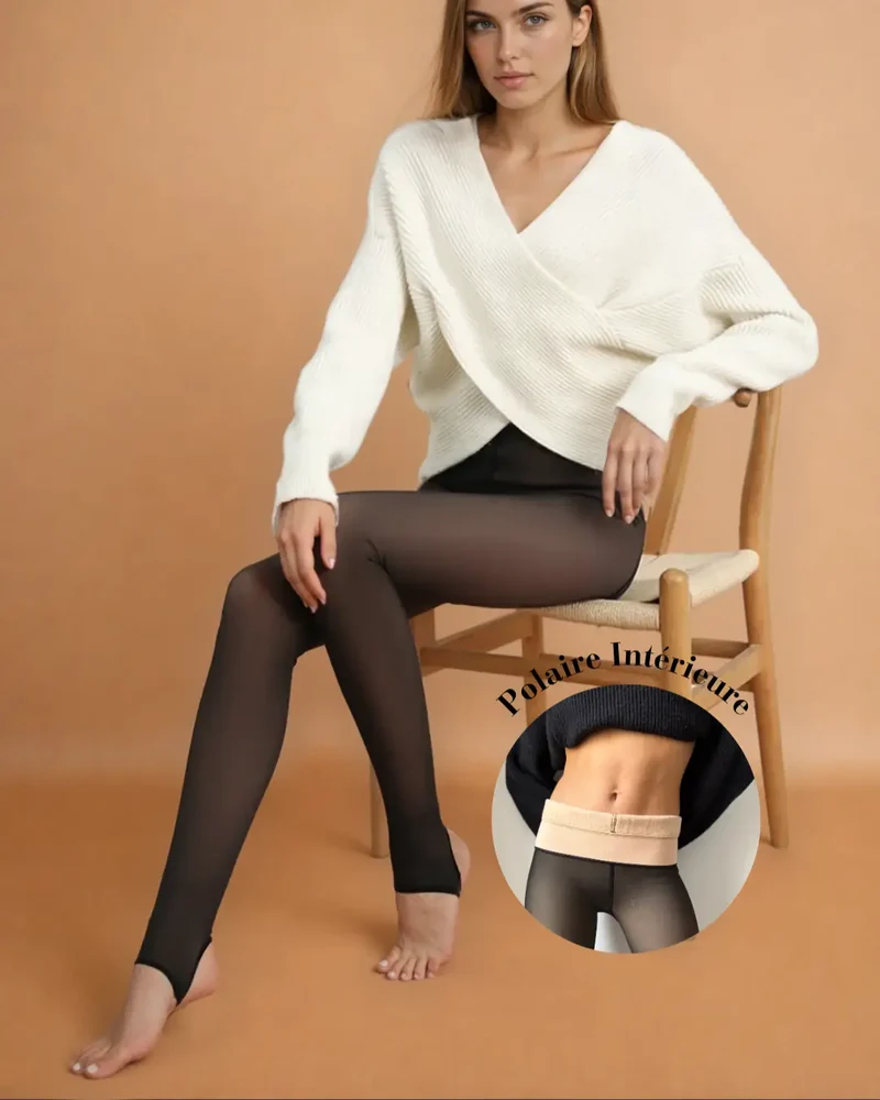 Collant Polaire Transparent