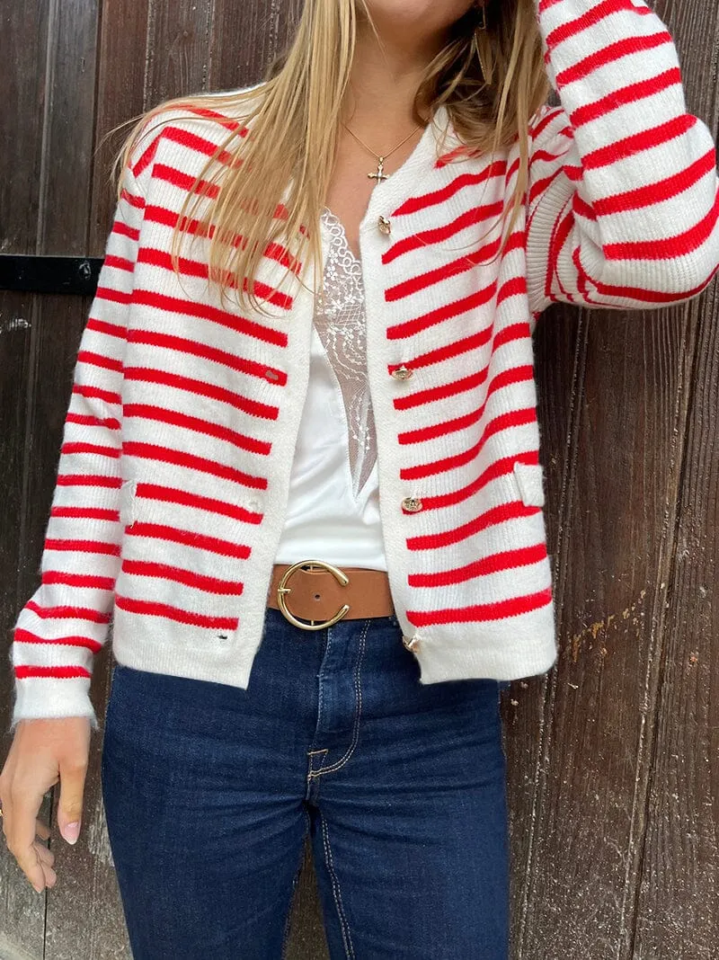 Gilet Bouton Doré - Tia
