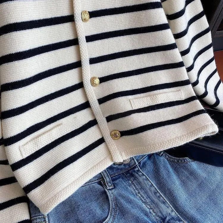 Gilet Bouton Doré - Tia