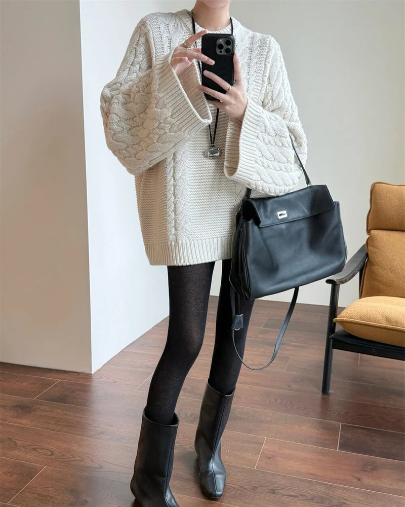 Gros Pull À Torsades - Aïcha
