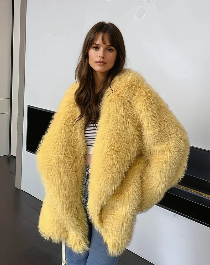 Manteau En Fausse Fourrure - Suzanne