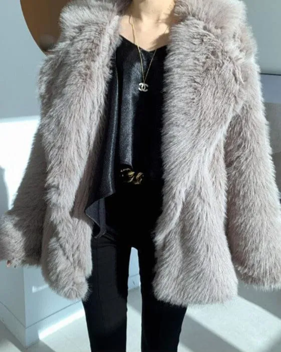 Manteau En Fausse Fourrure - Suzanne