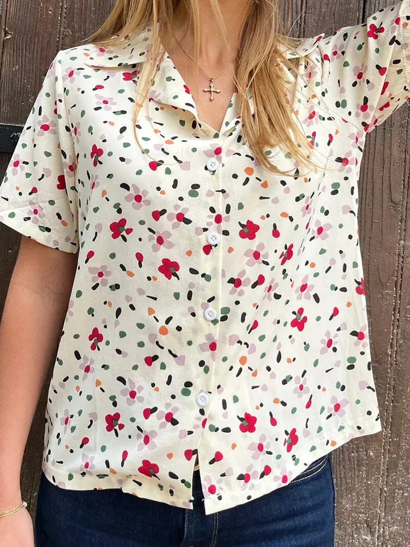 Chemise Manches Courtes Femme - Clémence