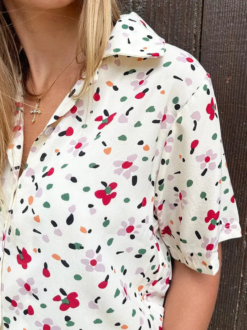 Chemise Manches Courtes Femme - Clémence