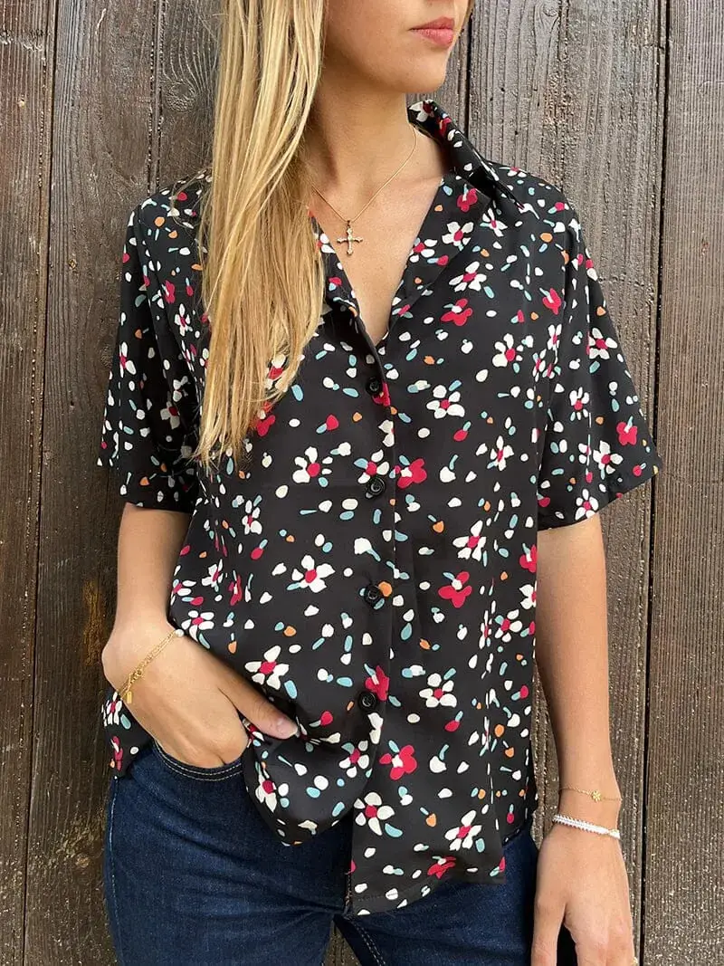 Chemise Manches Courtes Femme - Clémence