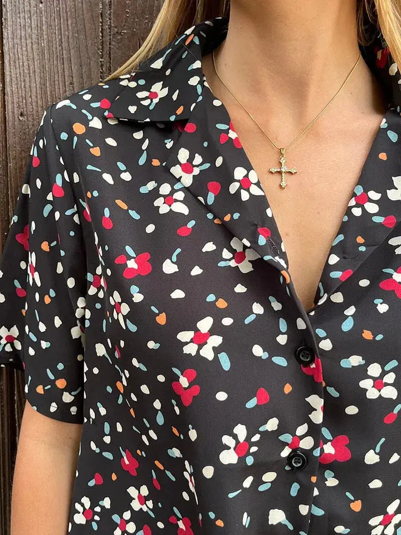 Chemise Manches Courtes Femme - Clémence