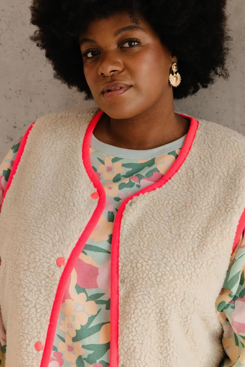 Veste sans manches - Beige