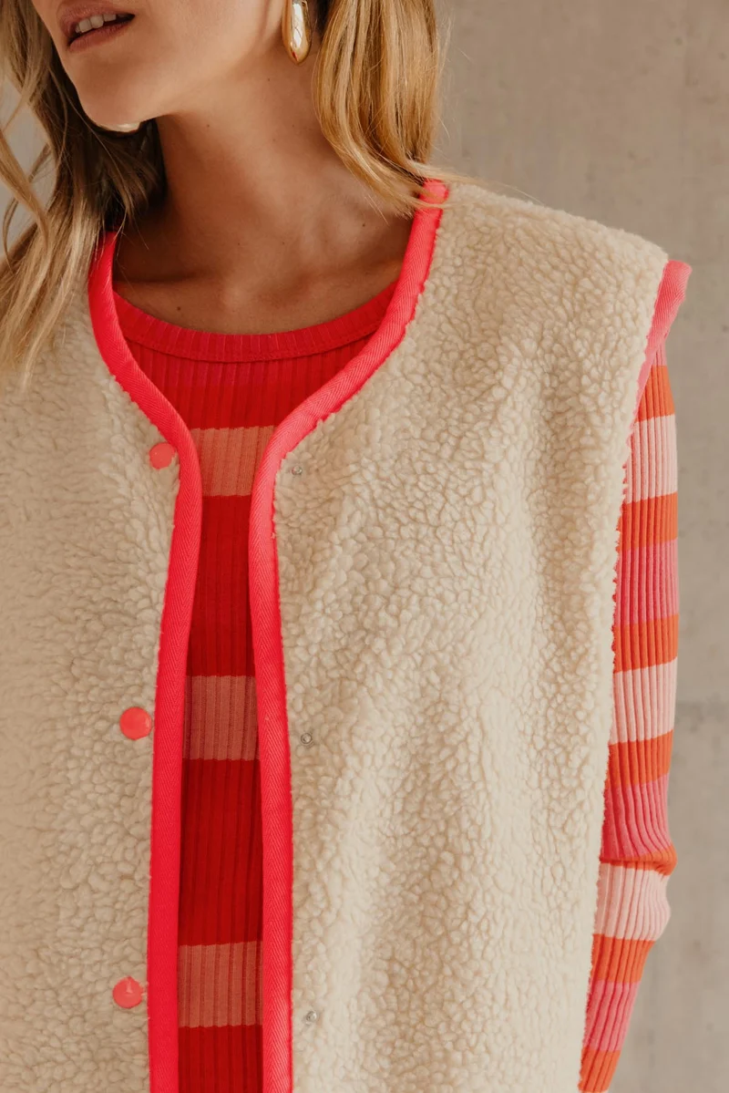 Veste sans manches - Beige