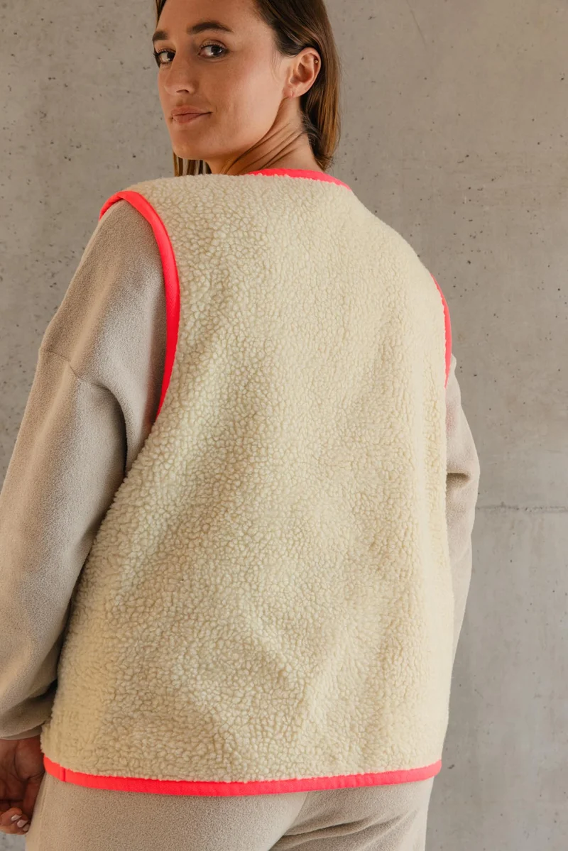 Veste sans manches - Beige