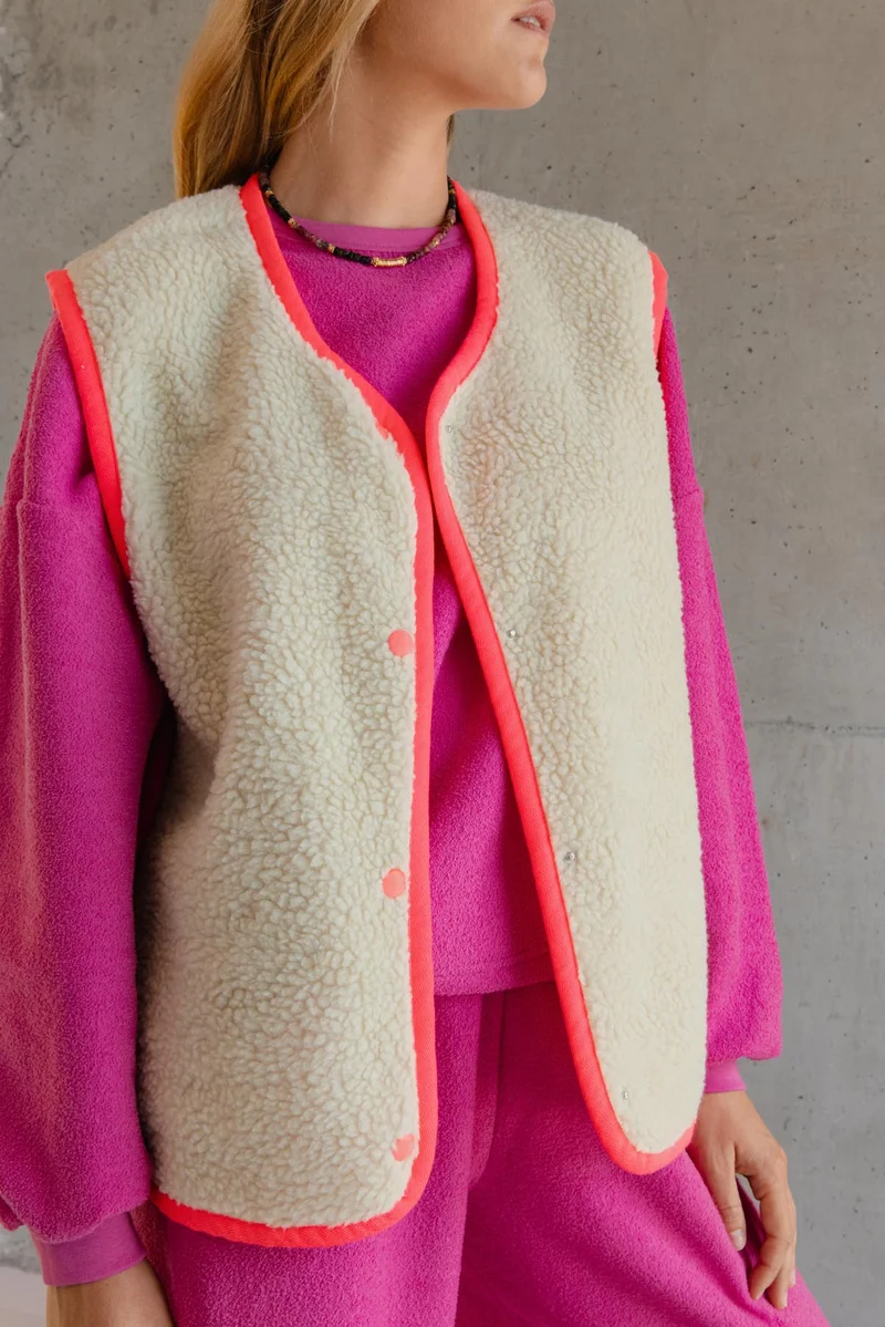 Veste sans manches - Beige