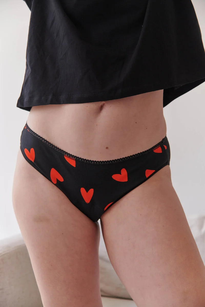 Culotte menstruelle GOTS - Flux Abondant | Mi Amor Noir