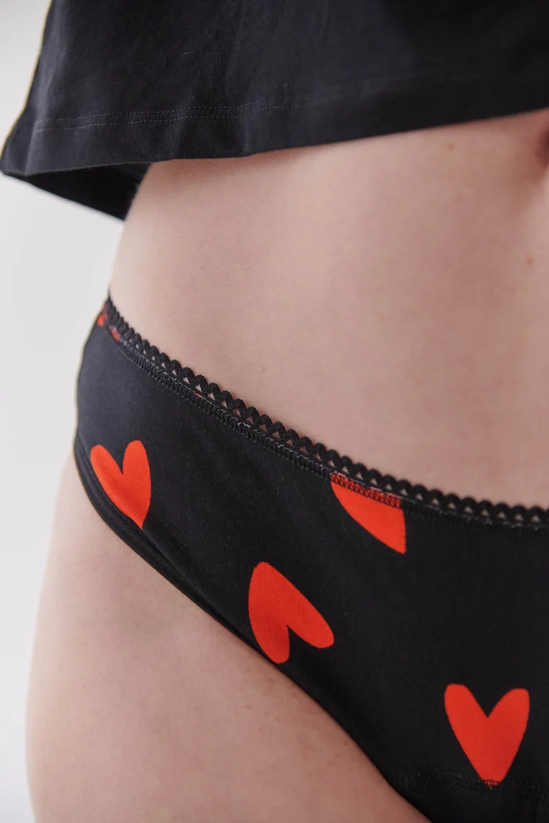 Culotte menstruelle GOTS - Flux Abondant | Mi Amor Noir