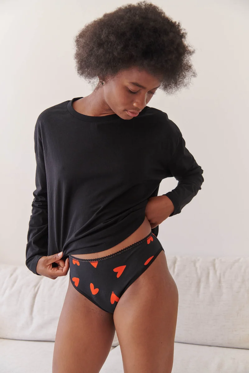 Culotte menstruelle GOTS - Flux Abondant | Mi Amor Noir
