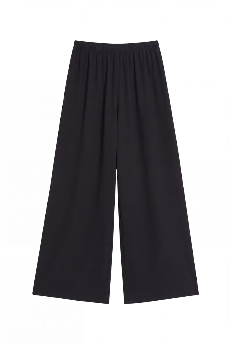 Pantalon Fluide Viscose - Noir
