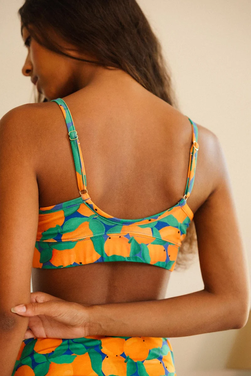 Brassière Coton BIO - Tangerine