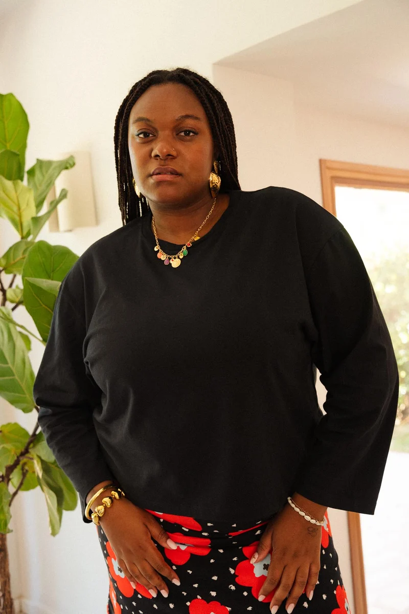 T-shirt Oversize Coton BIO - Noir