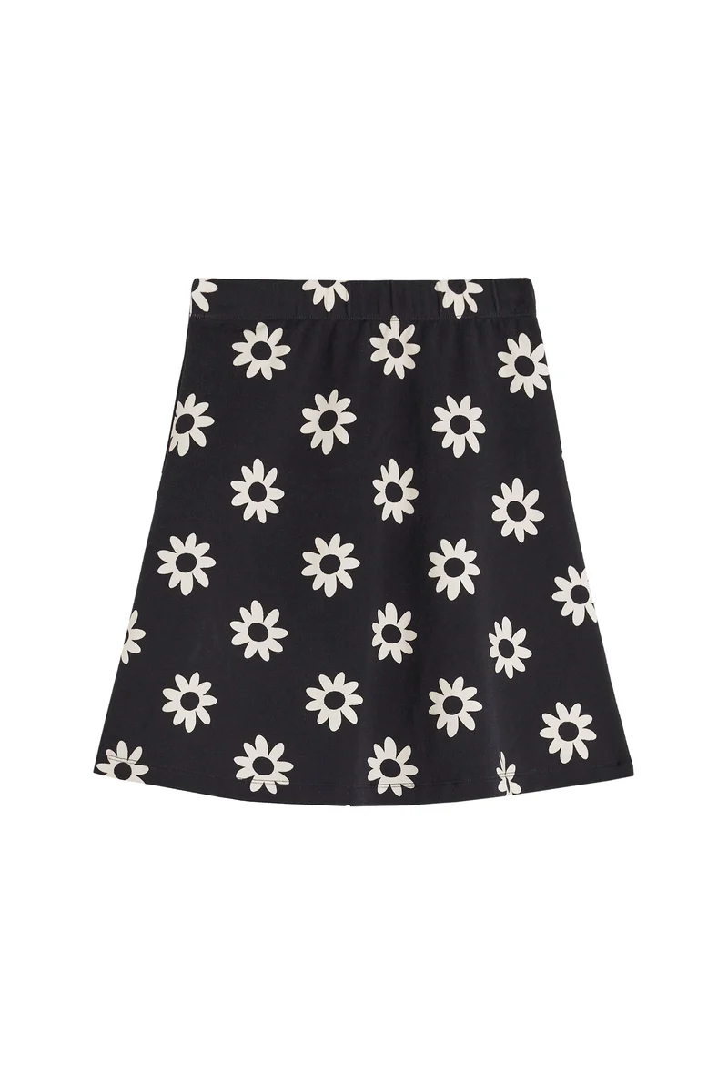 Jupe courte Coton - Dahlia Noir