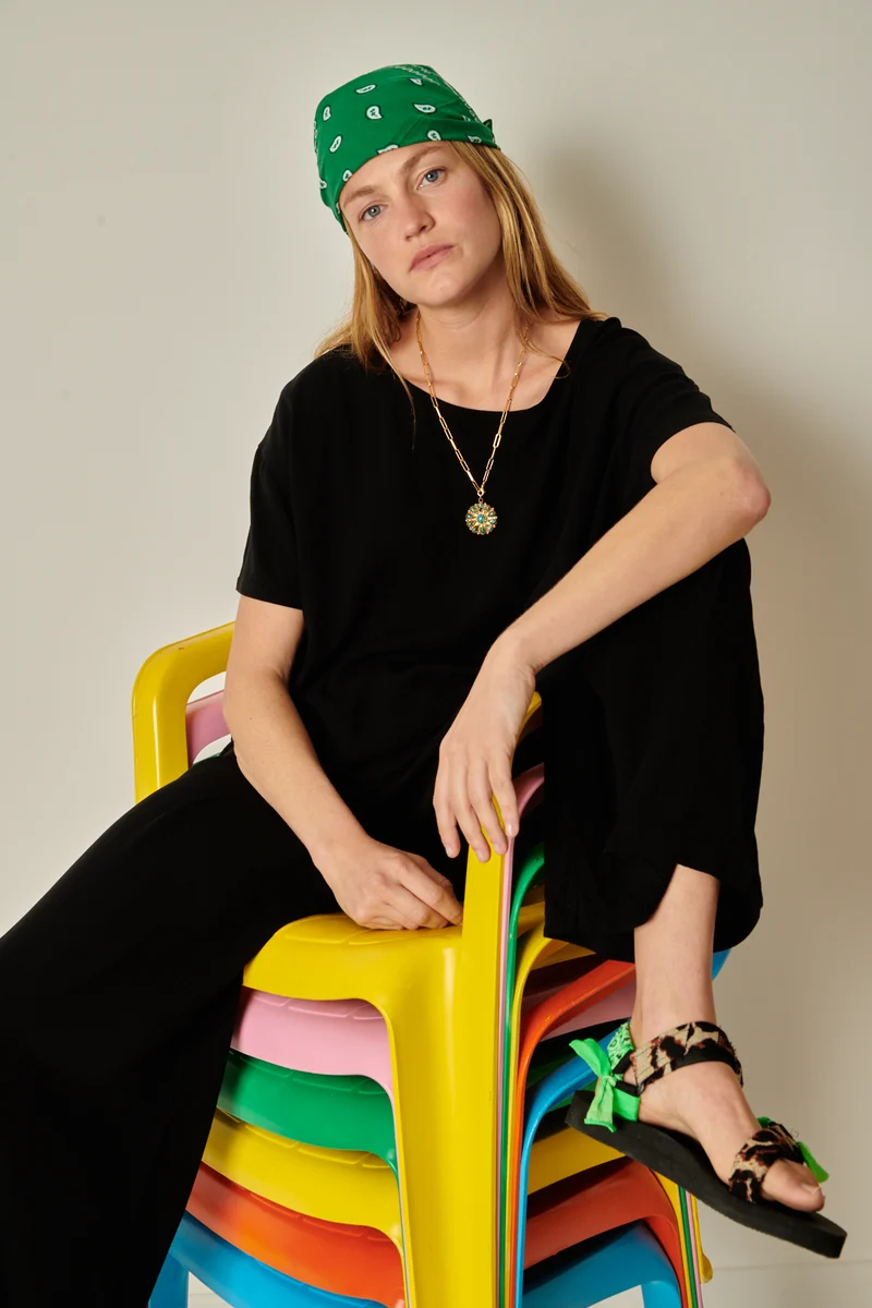 Pantalon Texturé - Noir