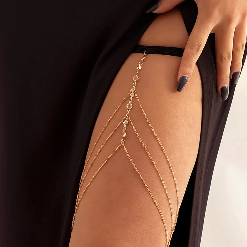 Chaine De Cuisse Or - Léna