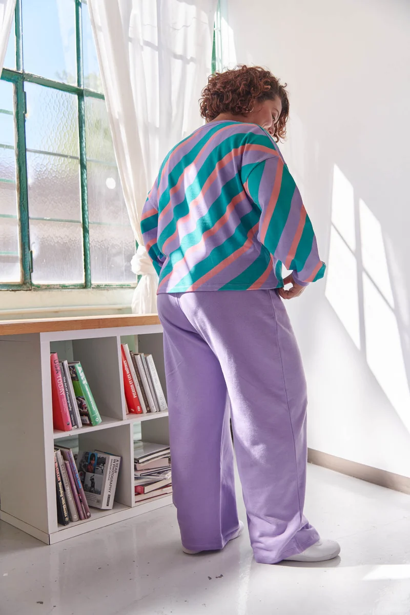 Jogging 100% coton BIO - Violet