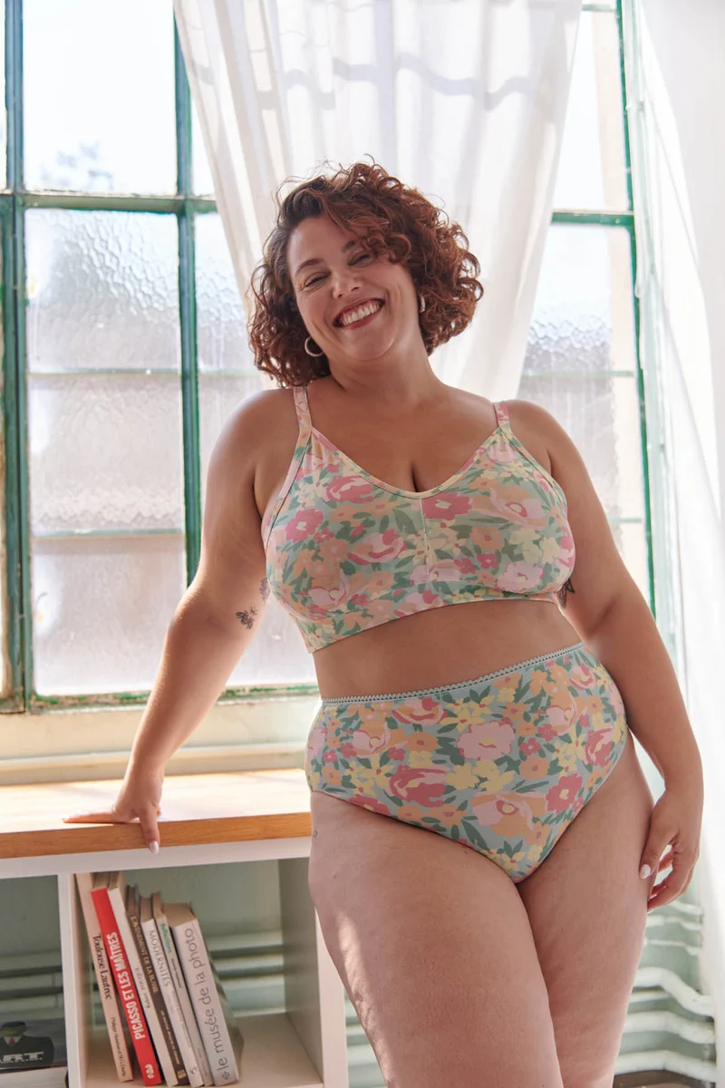 1 BRASSIERE + 1 TAILLE HAUTE - Allamanda Vert