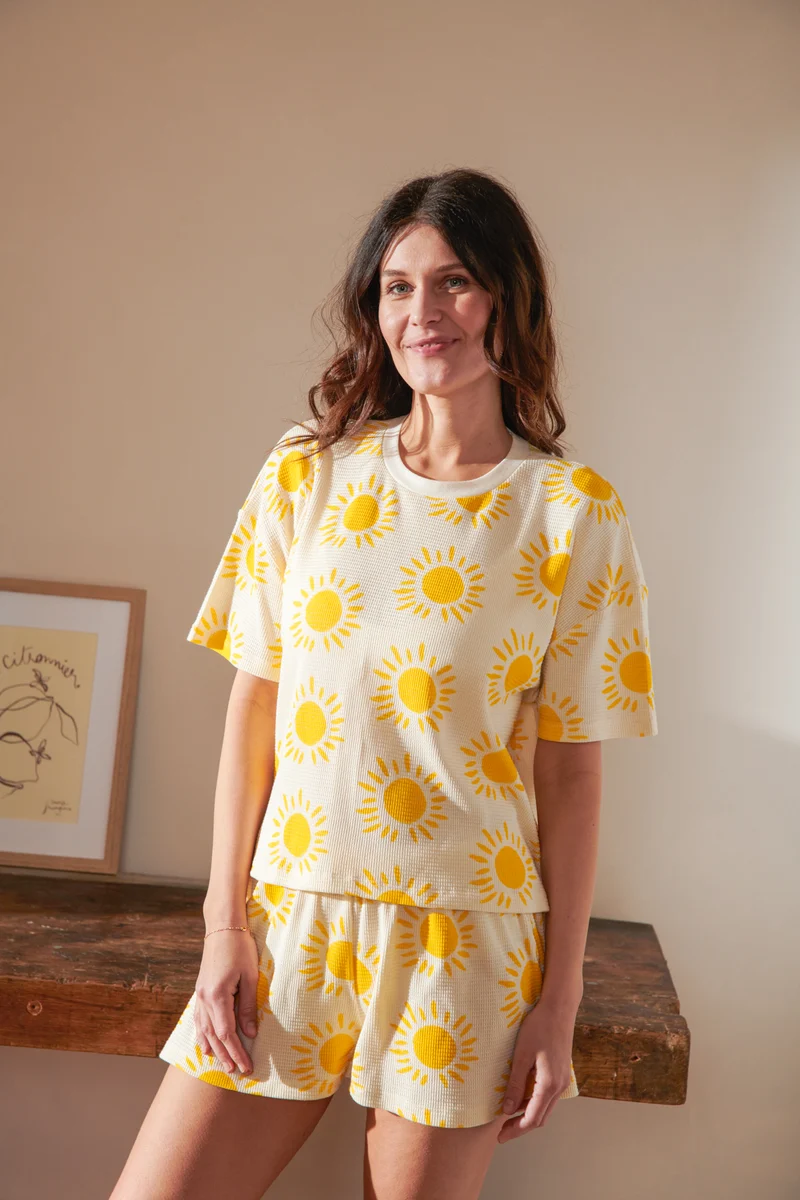 Pyjama Gaufré Coton BIO - Souléu