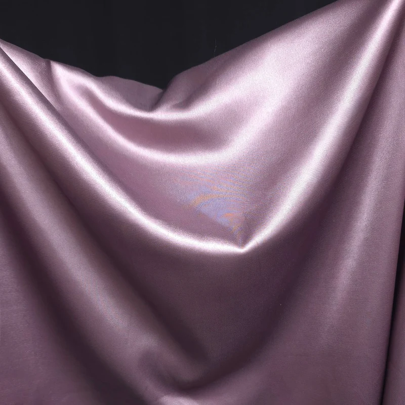 Tissu satin extensible haut de gamme