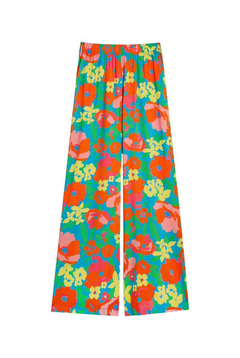 Pantalon Fluide - Allamanda Bleu