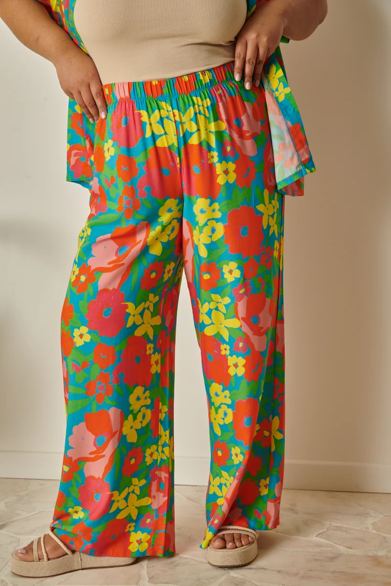 Pantalon Fluide - Allamanda Bleu