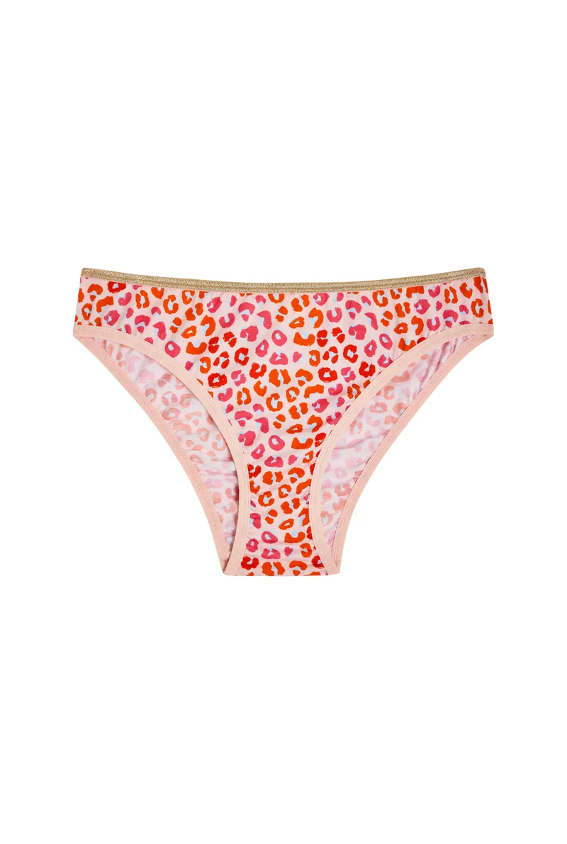 Culotte Lurex - Léopard Rose
