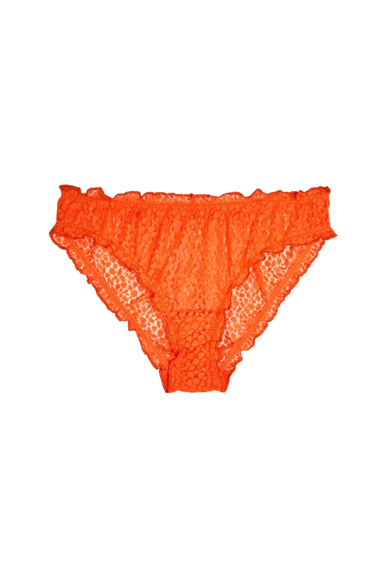 Bloomer Dentelle - Orange