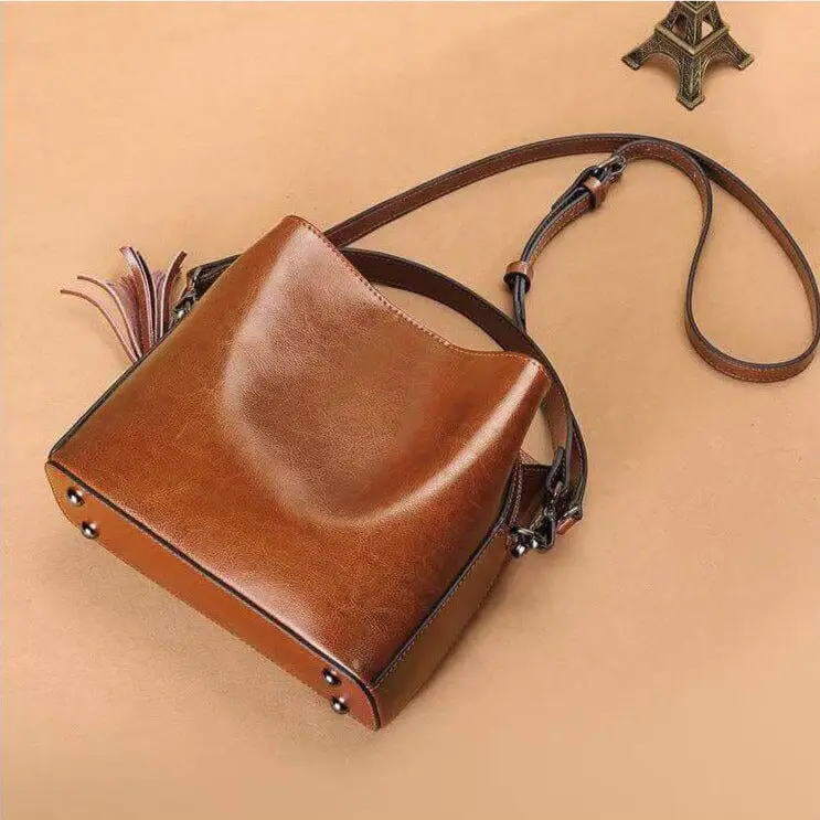 Petit Sac Bandoulière Cuir Marron - Enzo