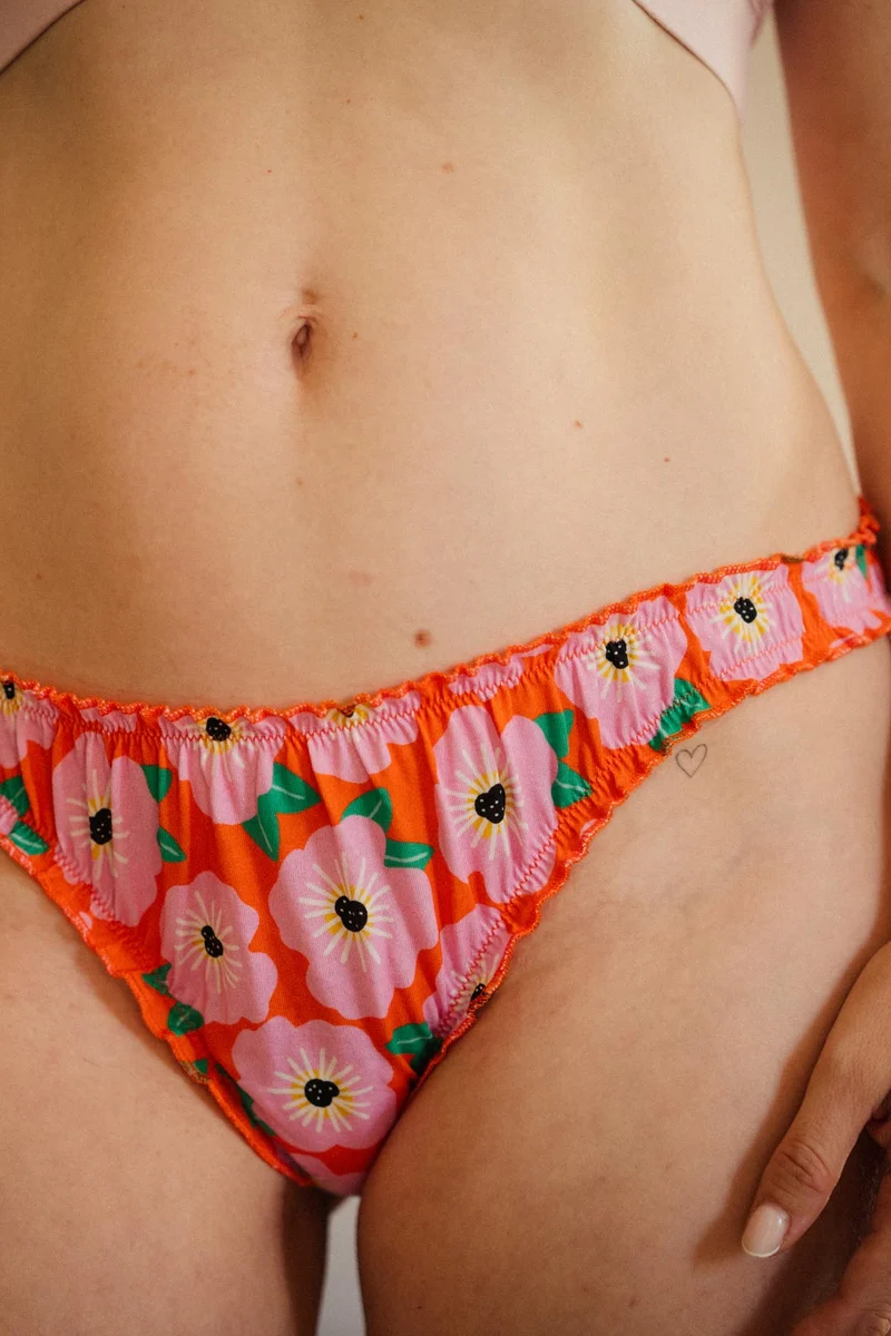 Bloomer Coton BIO - Bougainvillier Orange