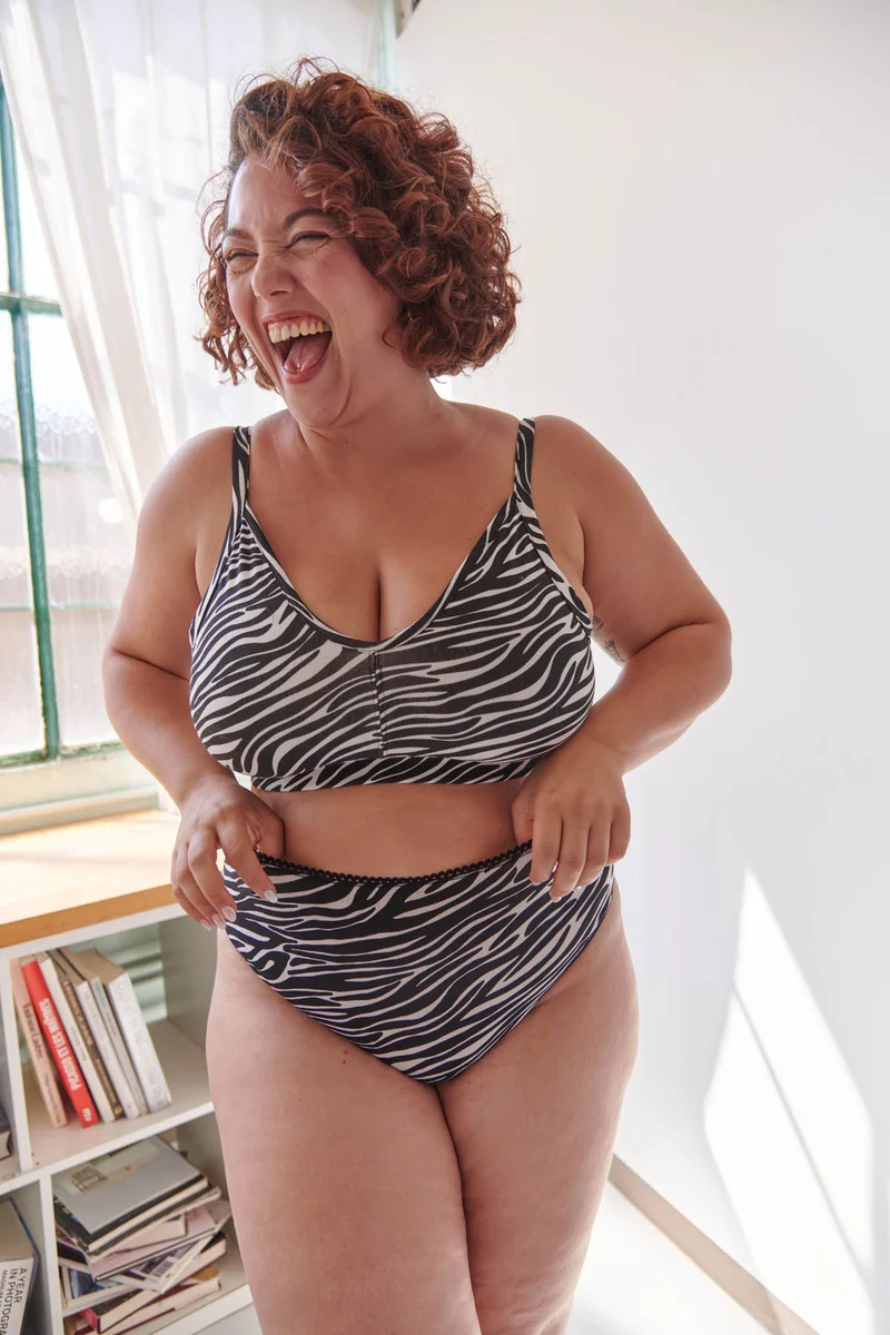 Culotte Taille Haute Coton BIO - Zèbra