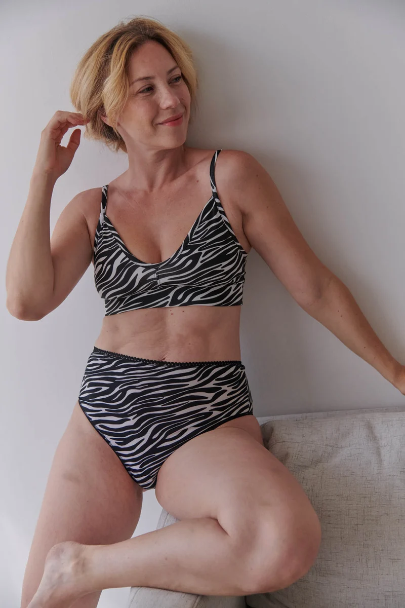 Culotte Taille Haute Coton BIO - Zèbra