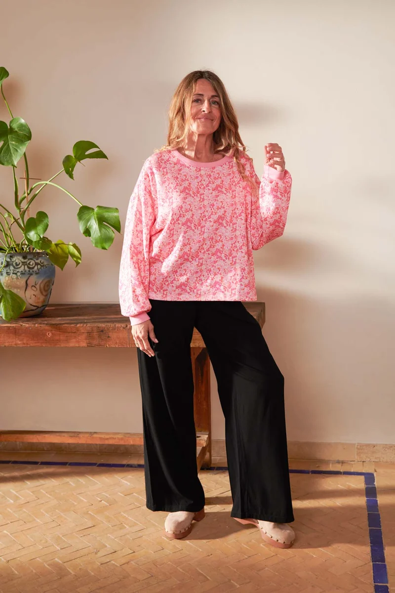 Pantalon Fluide Viscose - Noir