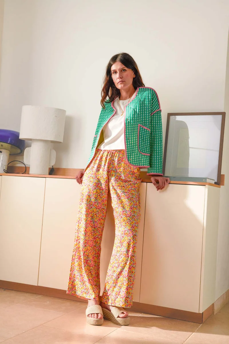 Pantalon Fluide Viscose - Confettis Campagne