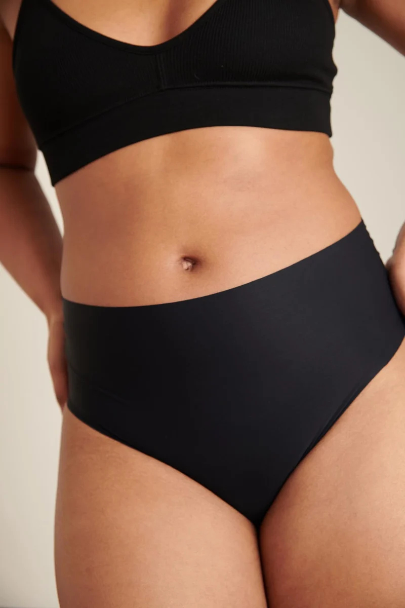 Culotte taille haute sans couture - Pirate Black