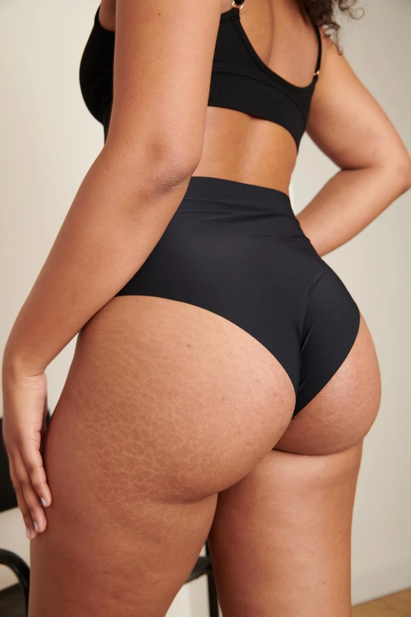 Culotte taille haute sans couture - Pirate Black