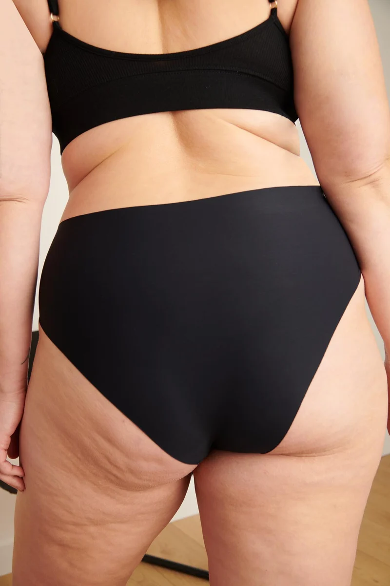 Culotte taille haute sans couture - Pirate Black