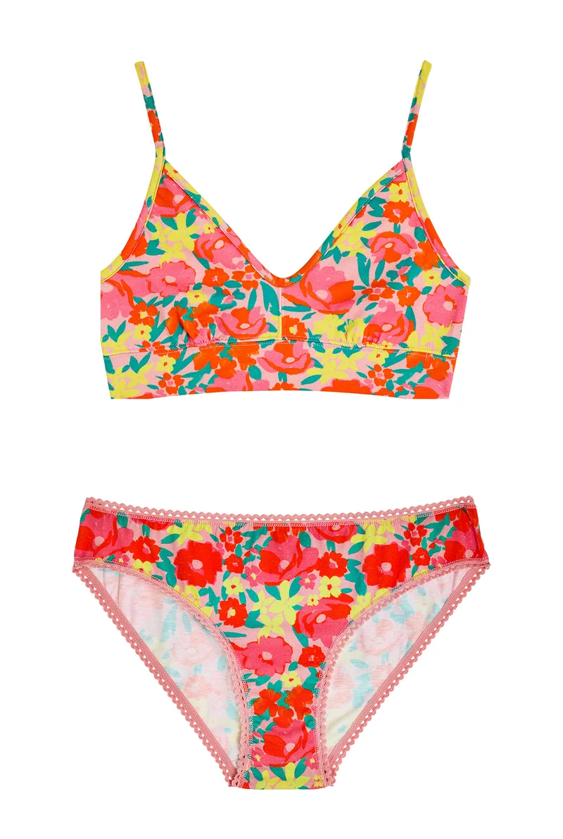 1 BRASSIERE + 1 CULOTTE - Allamanda Rose