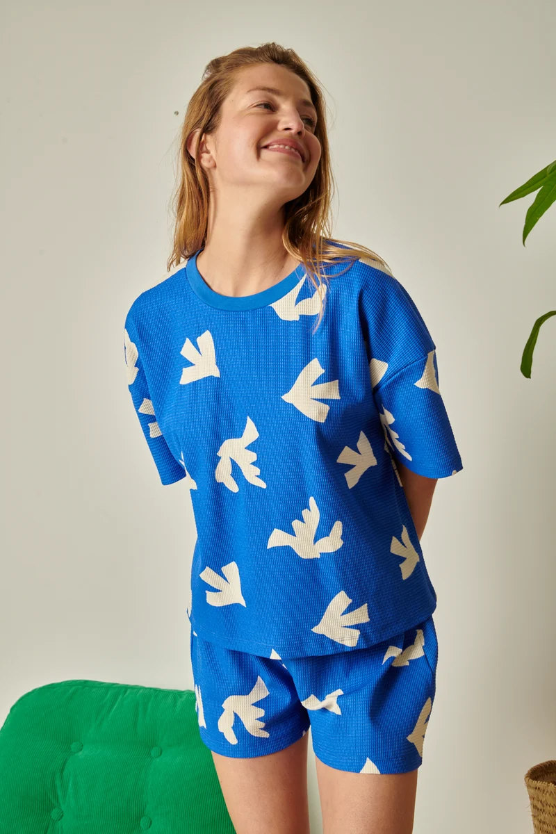 Pyjama Gaufré Coton BIO - Colomba