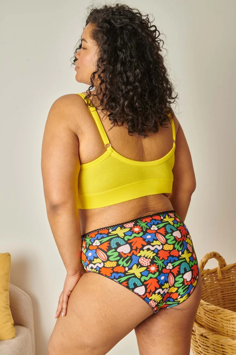 Brassière Coton BIO - Jaune