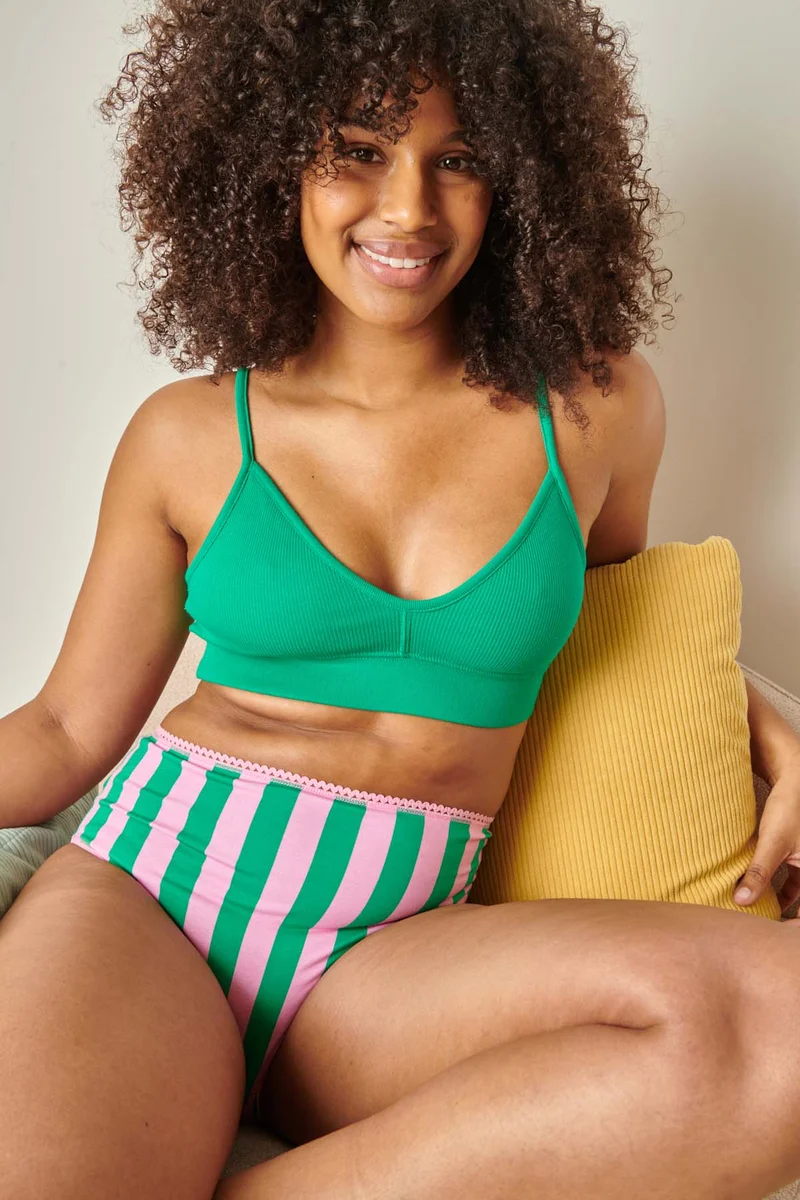 Brassière Coton BIO - Vert