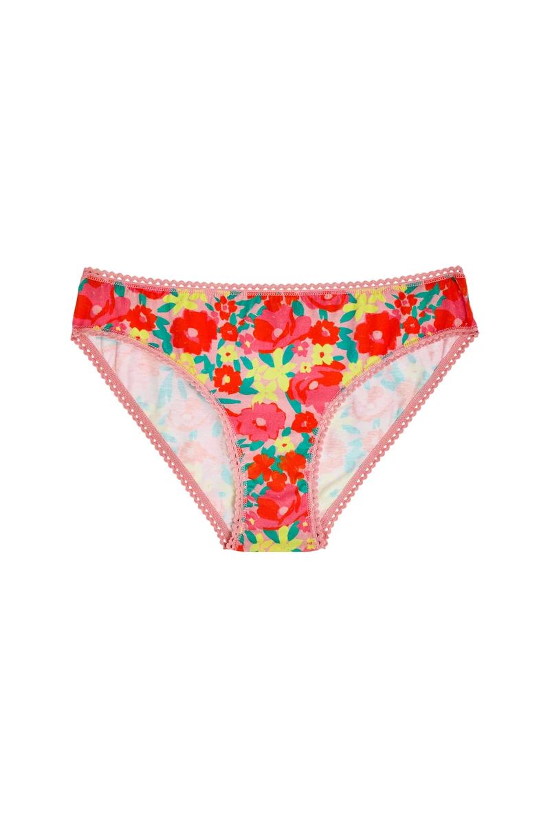 Culotte Coton BIO - Allamanda Rose